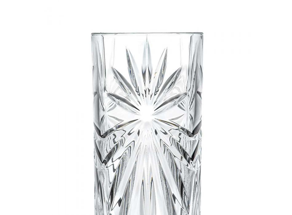12 Highball Tumbler Tall Cocktailglasögon i Eco Crystal Design - Daniele