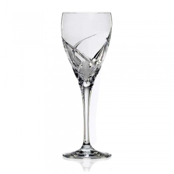 12 glas för vitt vin i ekologisk kristall lyxdesign - Montecristo