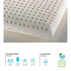 Dämpa 100% Totalt Latex Latex Viadurini