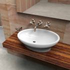 Badrum Sink Design ägg gjord i Italien Viadurini