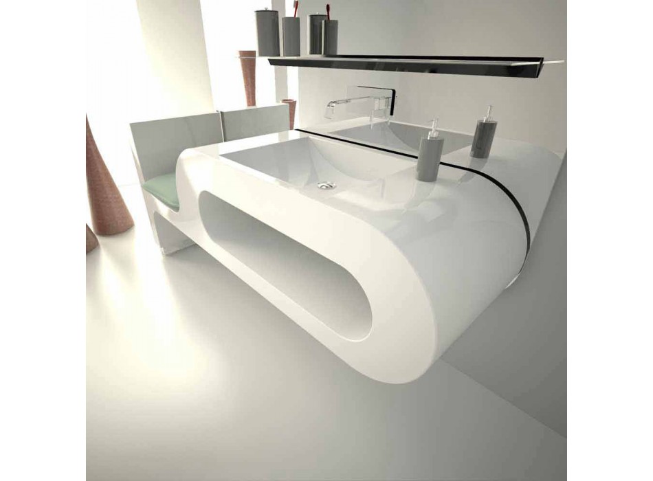 Garfish Badrum Design Sink Made in Italy Viadurini