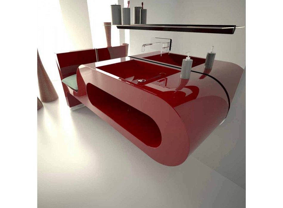 Garfish Badrum Design Sink Made in Italy Viadurini