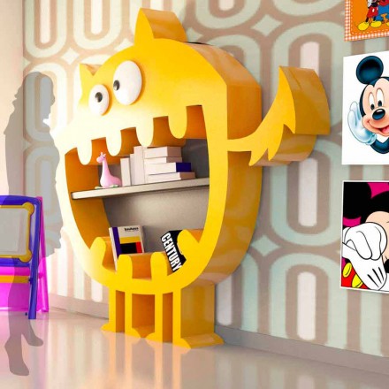 Hardy Modern Bookshelf Made in Italy Viadurini