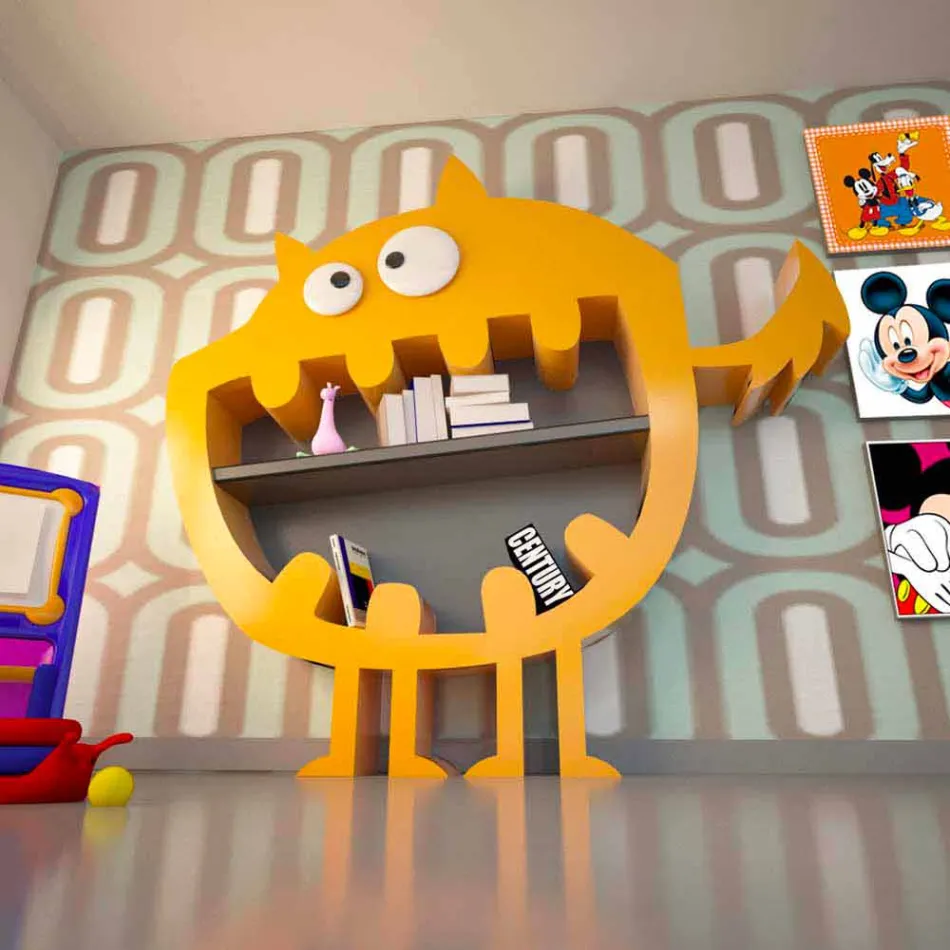 Hardy Modern Bookshelf Made in Italy Viadurini