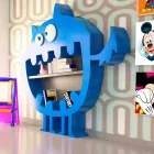 Hardy Modern Bookshelf Made in Italy Viadurini