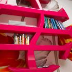 Design Stevenson bokhylla gjord i Italien Viadurini
