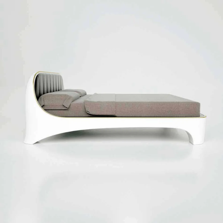 Lyx Design Modern Dubbelsäng Elegans Made In Italy Viadurini