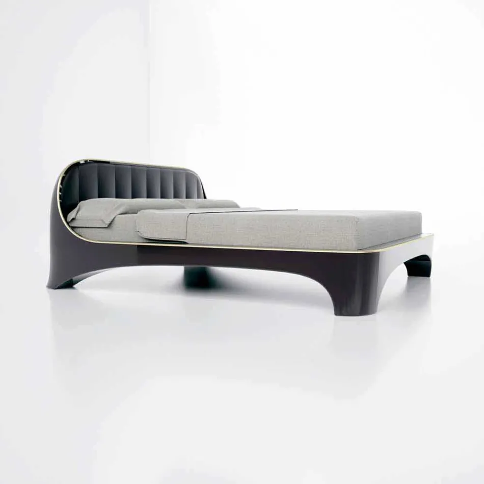 Lyx Design Modern Dubbelsäng Elegans Made In Italy Viadurini