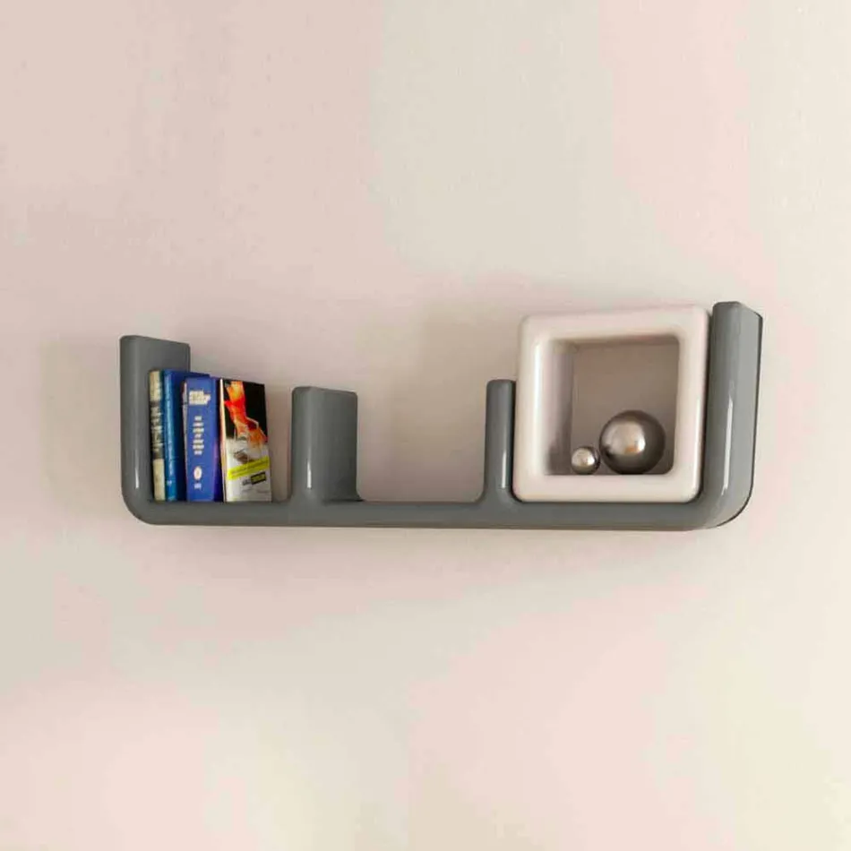 Modern Design Atlante Hylla Tillverkad i Italien Viadurini