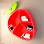 Hylla Design Poppy bok gjord i Italien Viadurini