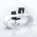 Modernt design skrivbord Adams, tillverkat i Italien