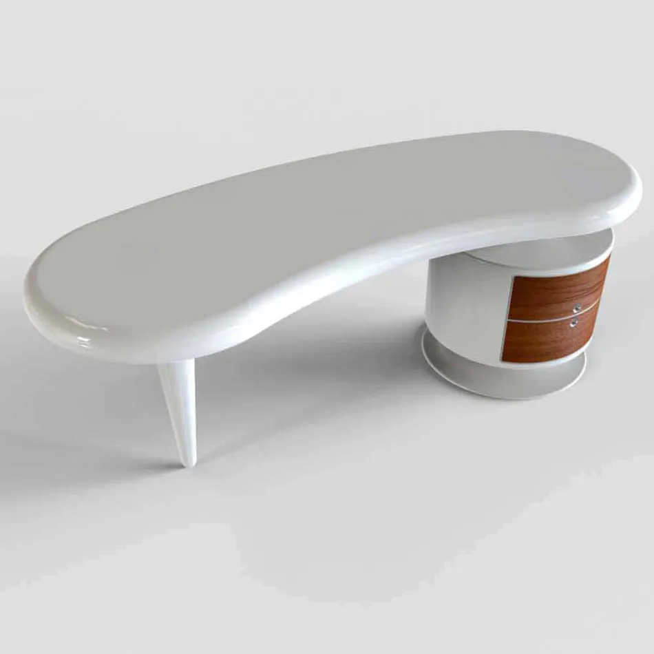 Skrivbord Design Modern Bean Made in Italy Viadurini