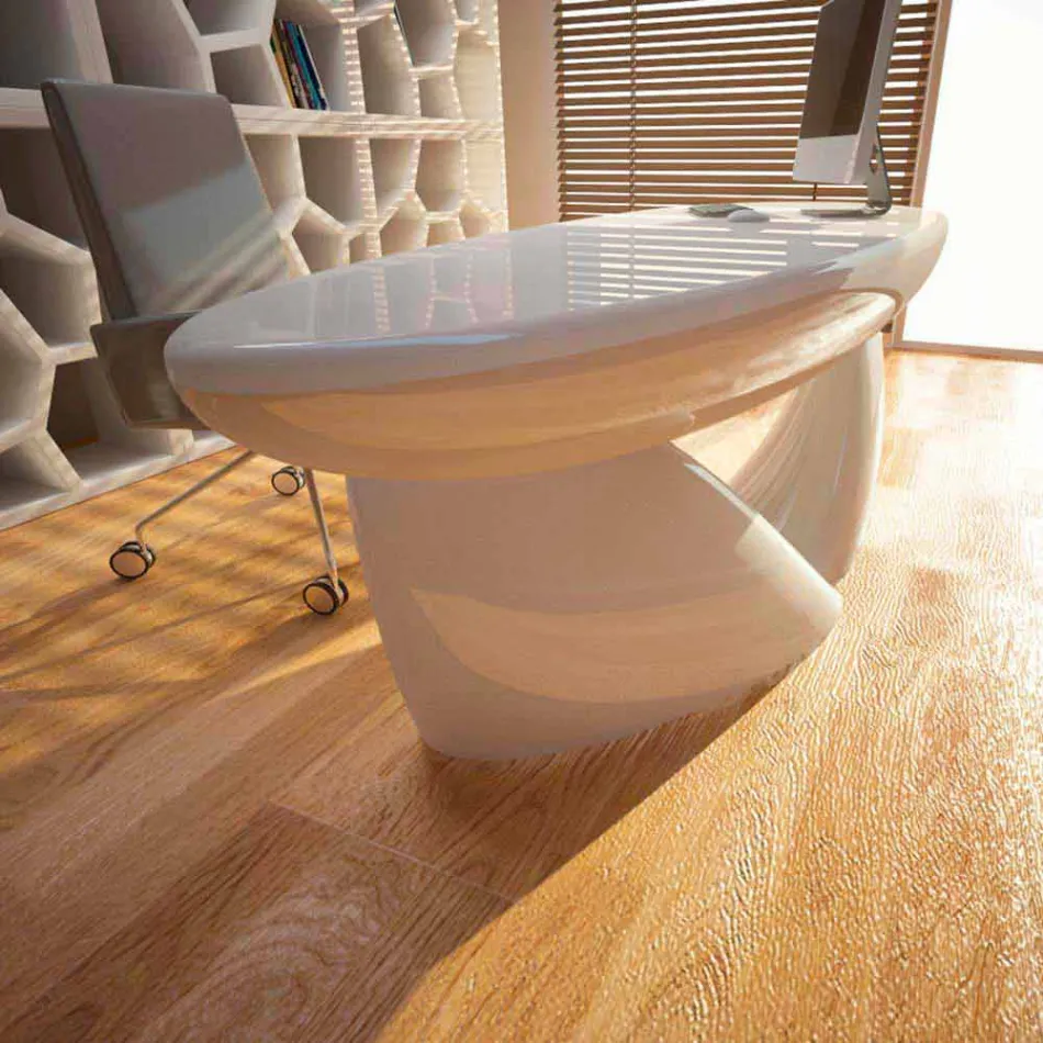 Sofstone Design Office Desk Made i Italien Viadurini