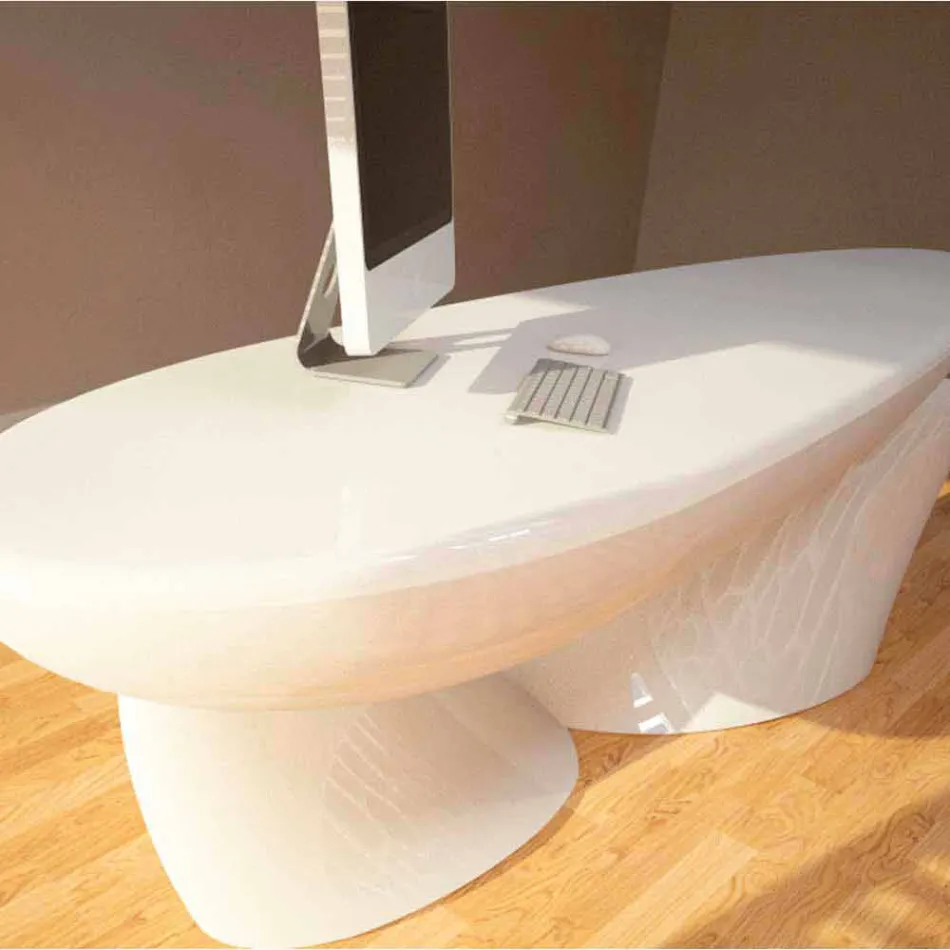 Sofstone Design Office Desk Made i Italien Viadurini