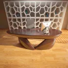 Sofstone Design Office Desk Made i Italien Viadurini