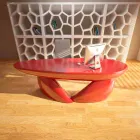 Sofstone Design Office Desk Made i Italien Viadurini