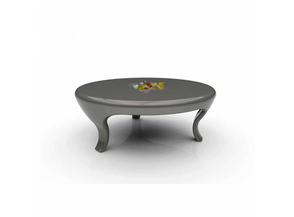 Round Design soffbord Made in Italy Viadurini