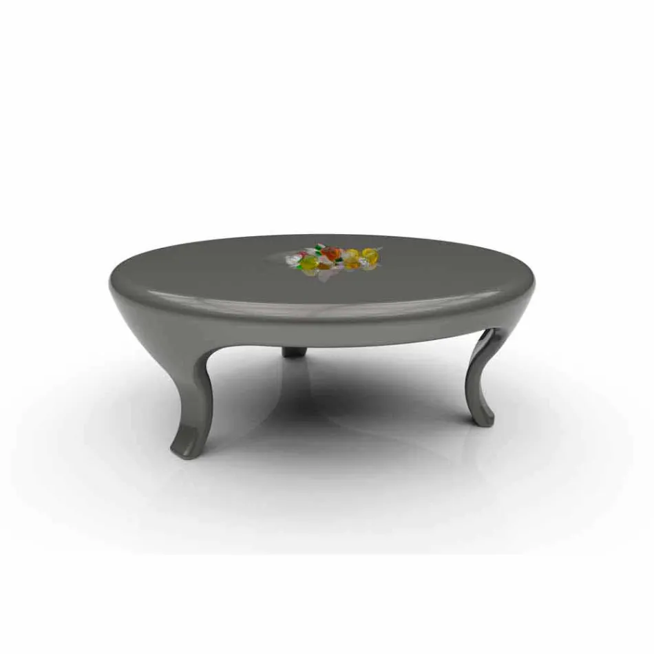 Round Design soffbord Made in Italy Viadurini