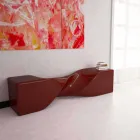 Modern designbänk Bobby Made i Italien Viadurini