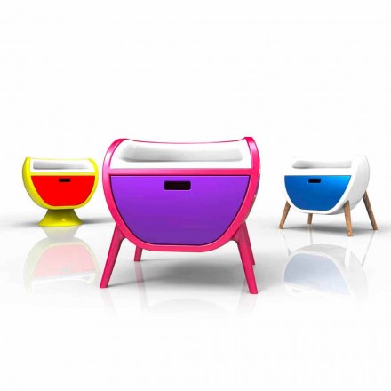 Moderna Sängbord Design Gauche Made in Italy Viadurini