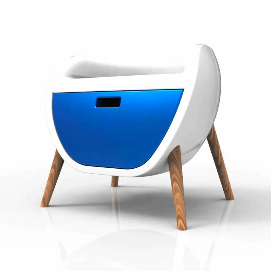 Moderna Sängbord Design Gauche Made in Italy Viadurini