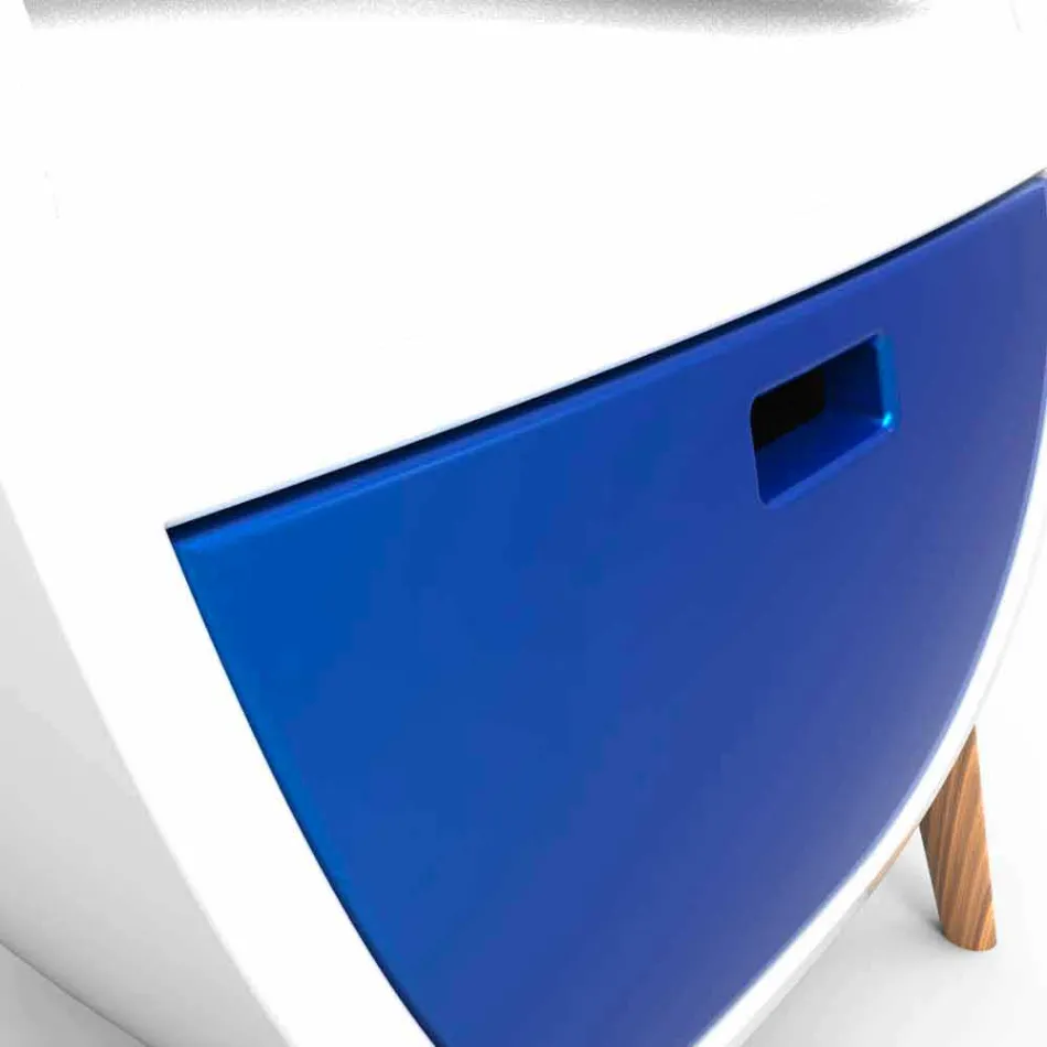 Moderna Sängbord Design Gauche Made in Italy Viadurini