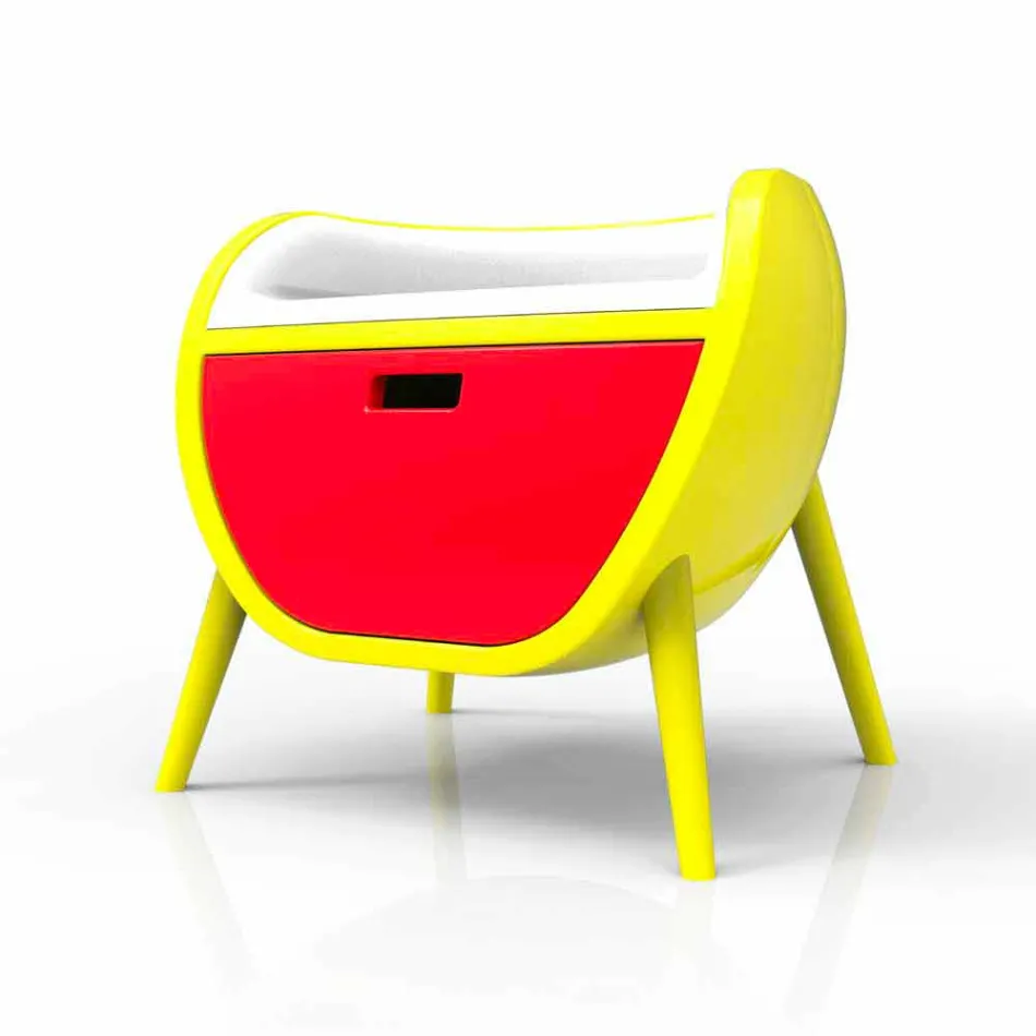 Moderna Sängbord Design Gauche Made in Italy Viadurini