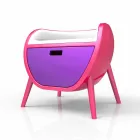 Moderna Sängbord Design Gauche Made in Italy Viadurini