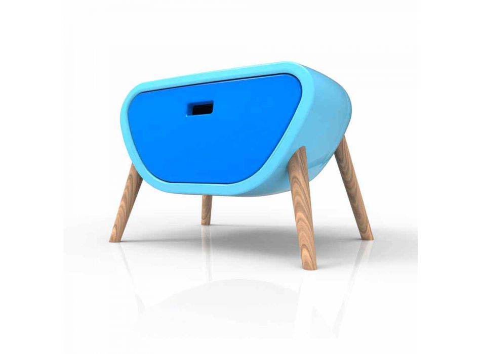 Moderna sängbord Design Little Gauche Made in Italy Viadurini