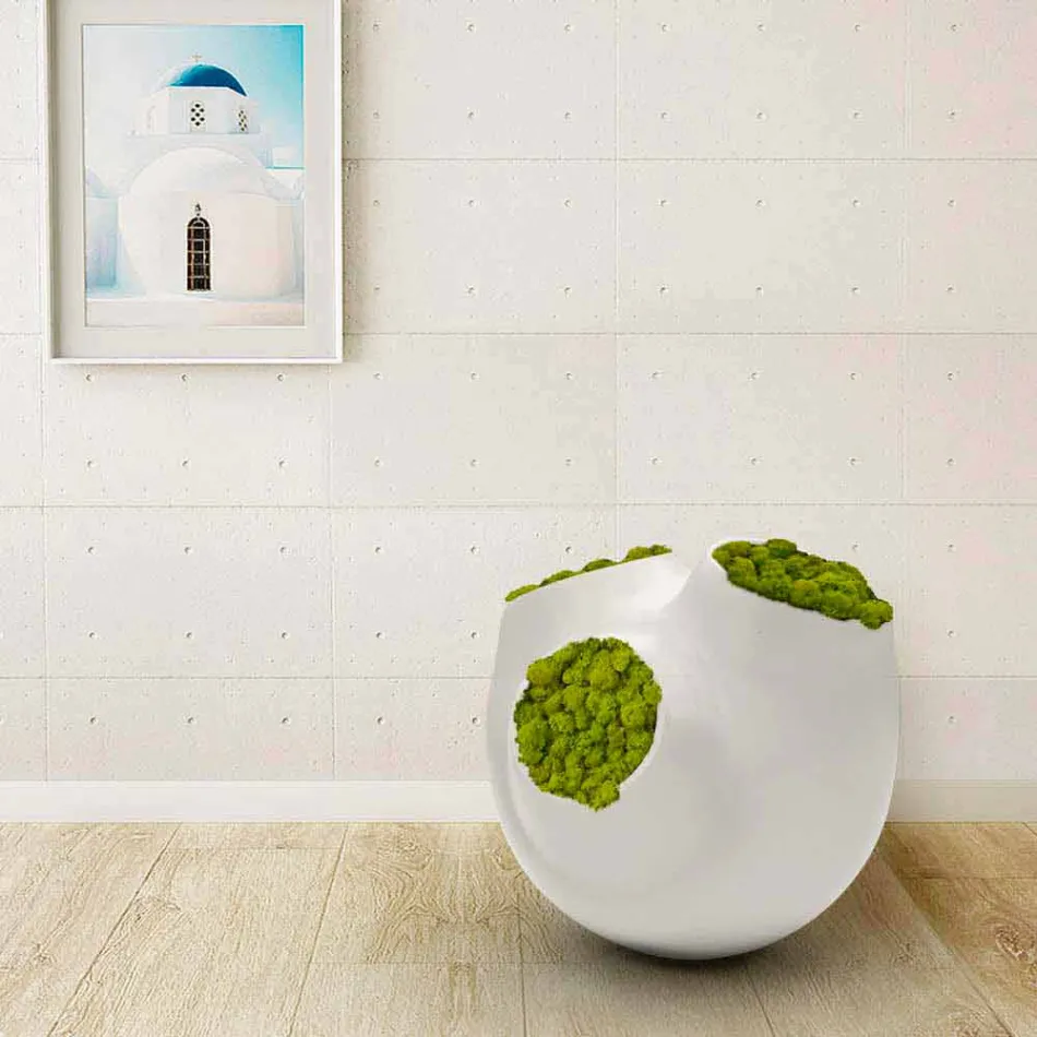 Dekorativ Moon Design Vase Gjord i Italien Viadurini