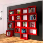 Design Fra011 bokhylla gjord i Italien Viadurini