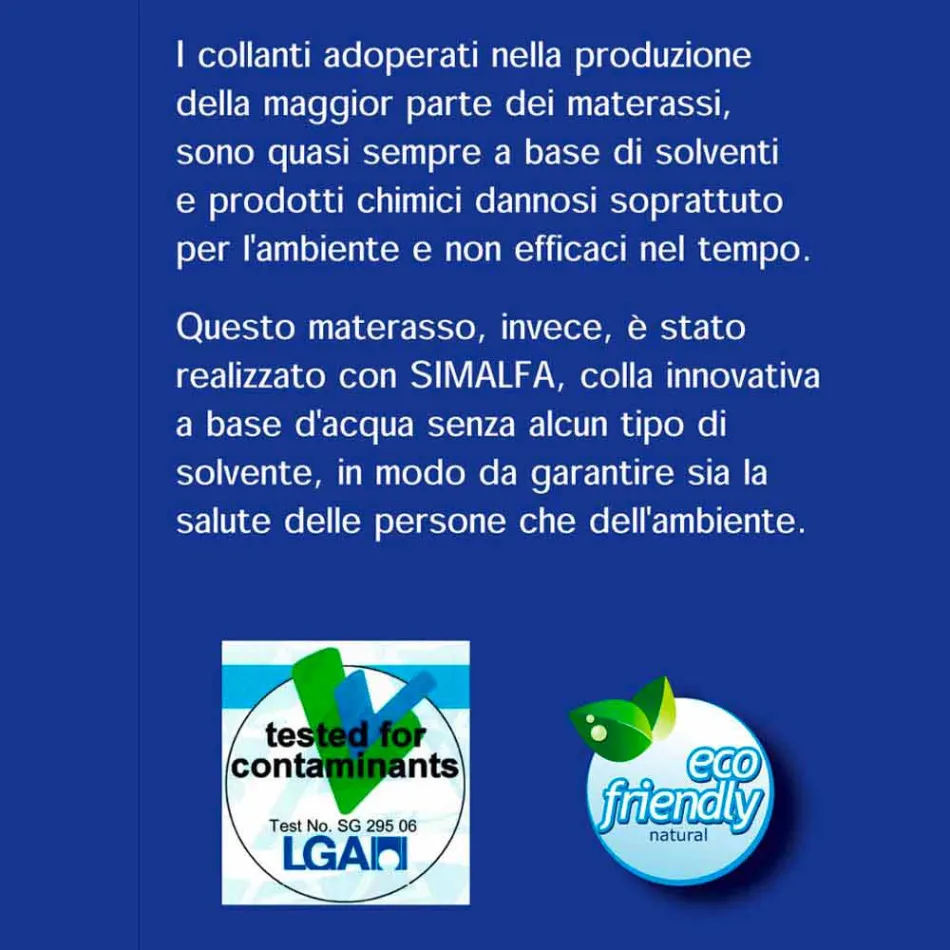 Dubbel madrass Bio Nature Viadurini