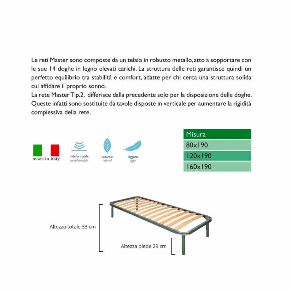 Nätverks Bio Comfort 1 Single Viadurini
