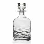 2 Eco-dekorerade Crystal Whisky-flaskor och lyxig designlock - Titanium Viadurini