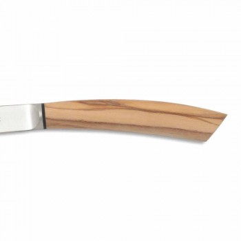 2 stekknivar med horn eller trähandtag tillverkat i Italien - Marino