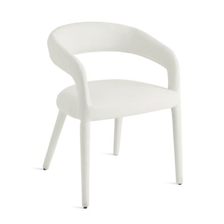 2 stoppade fåtöljer i bouclè-tyg med klädd ram - Domenica Viadurini