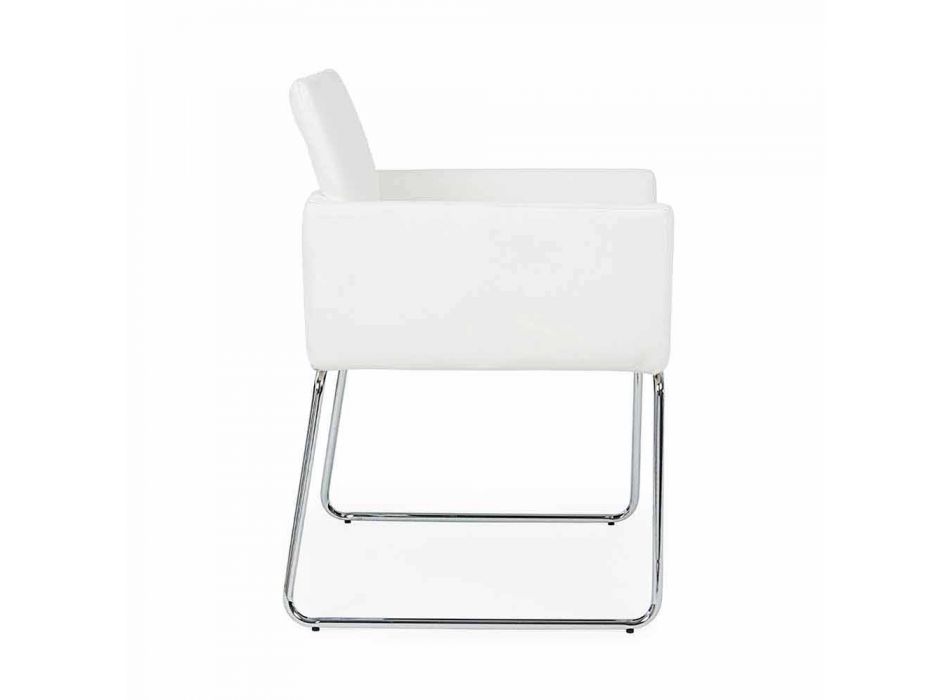 2 stolar med armstöd täckta i konstläder Modern design Homemotion - Farra