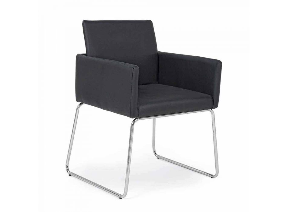 2 stolar med armstöd täckta i konstläder Modern design Homemotion - Farra
