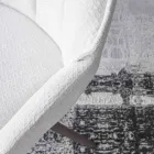 2 inomhusstolar i bronsfärgad metall med Bliss tygsits - Varen Viadurini