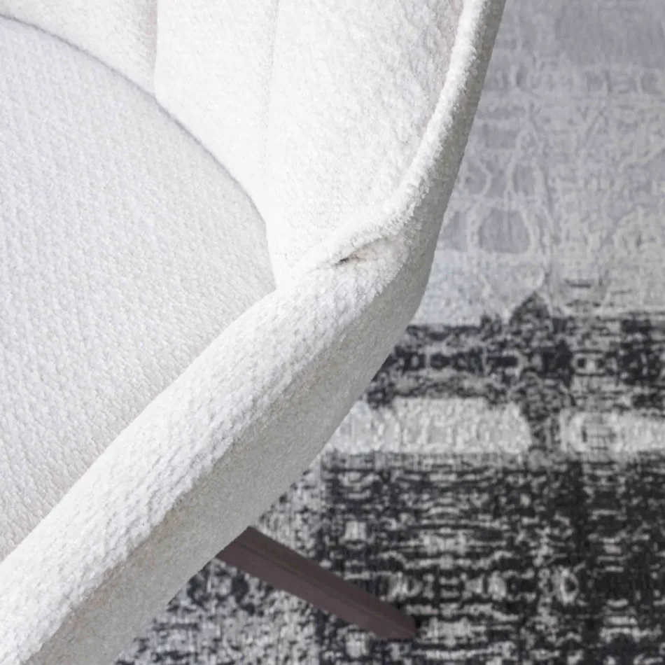 2 inomhusstolar i bronsfärgad metall med Bliss tygsits - Varen Viadurini