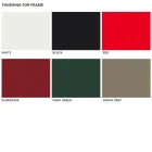 2 stapelbara barstolar i metall och polypropen tillverkad i Italien - Arlette Viadurini