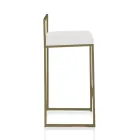 2 Vardagspallar med sits i syntetiskt läder - Afnio Viadurini