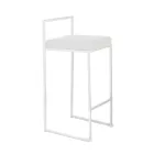 2 Vardagspallar med sits i syntetiskt läder - Afnio Viadurini