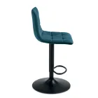 2 vardagsrumspallar med tygsits i olika färger - Corrente Viadurini