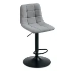 2 vardagsrumspallar med tygsits i olika färger - Corrente Viadurini