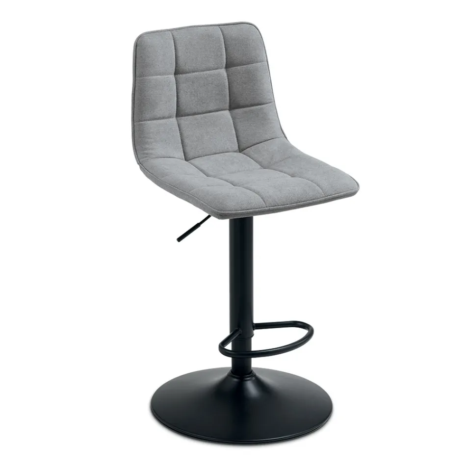 2 vardagsrumspallar med tygsits i olika färger - Corrente Viadurini