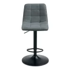 2 vardagsrumspallar med tygsits i olika färger - Corrente Viadurini