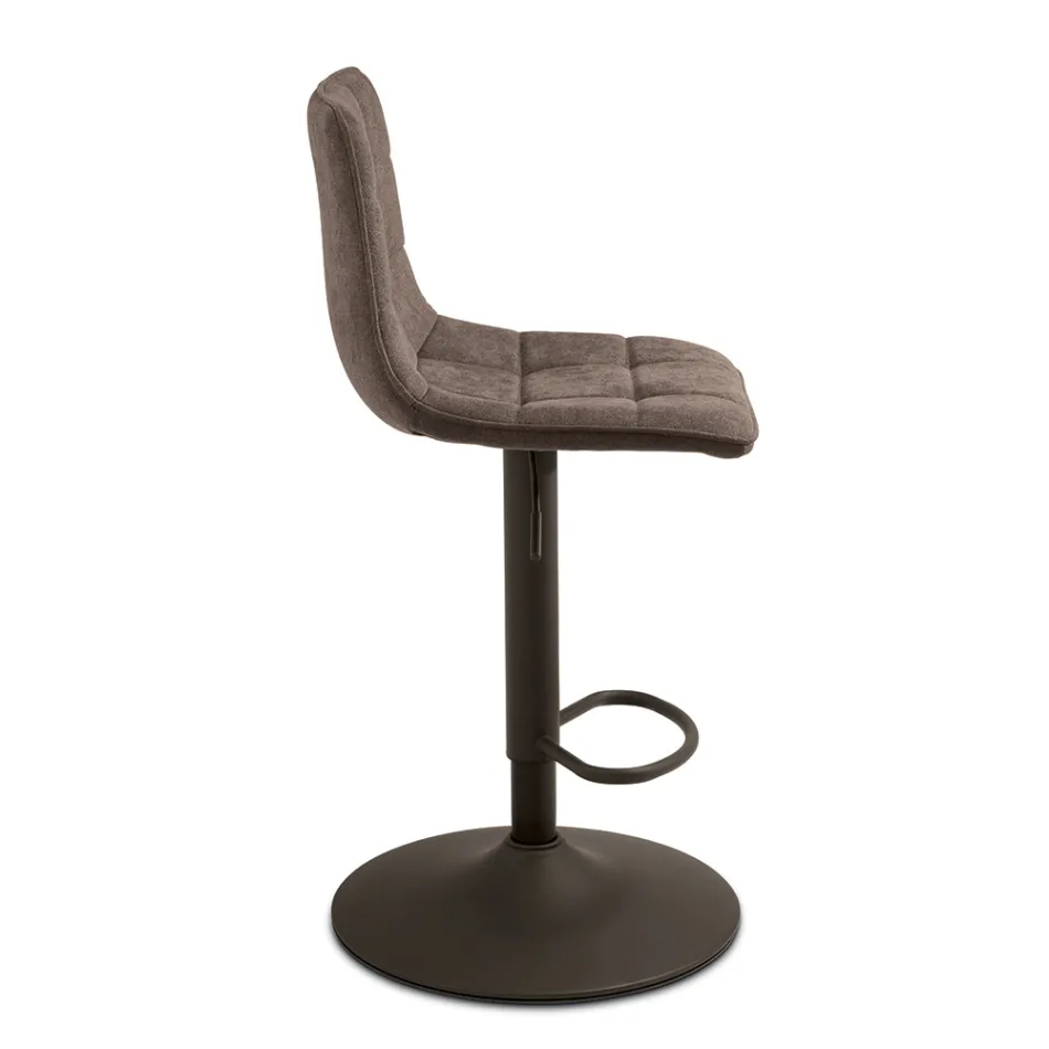 2 vardagsrumspallar med tygsits i olika färger - Corrente Viadurini