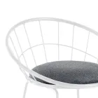 2 vadderade pallar och stålstruktur Olika ytbehandlingar - Torio Viadurini