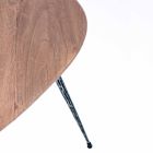 3 moderna kaffebord med Homemotion Mango Wood Top - Kalidi Viadurini
